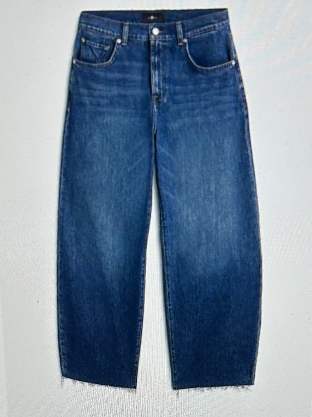 7 For All Mankind Bonnie Curvilinear Wide-Leg Jeans for Women Size 31